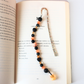 Orange Juice Beaded Bookmark