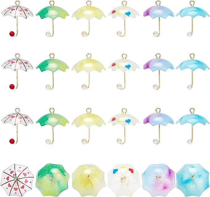 Umbrella Beaded Bookmarks (Made to Order)