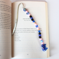 Blue Whale Beaded Bookmark