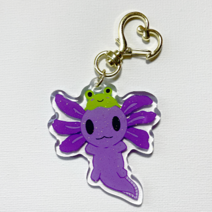 Axolotl Keychain