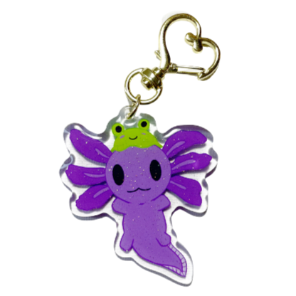 Axolotl Keychain